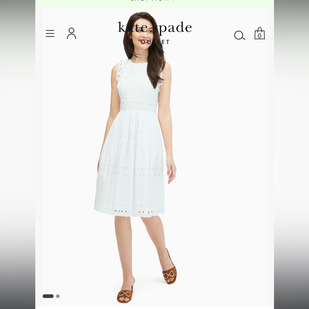 Kate Spade casual spade eyelet dress (6)